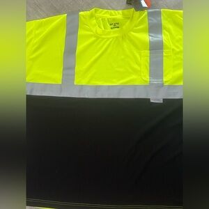 NWT Hi Viz Game Big Mans size 4XL High visibility ANSI certified 3M Scotchlite